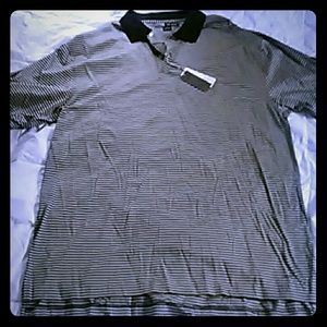 34rules yellow &  blue short sleeve shirt